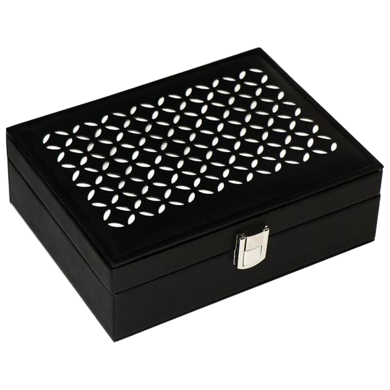 Шкатулка Vesper Jewerly Organizer Box black Черный в Екатеринбурге | Loft Concept 