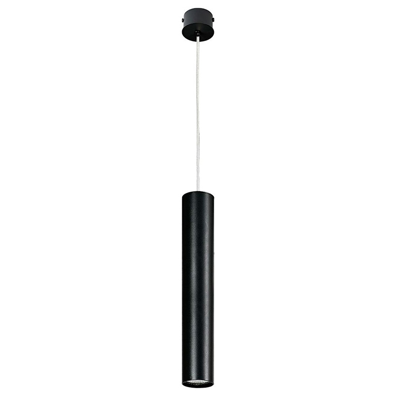 Подвесной светильник Luis Trumpet Tube Black Lamp  Черный в Екатеринбурге | Loft Concept 