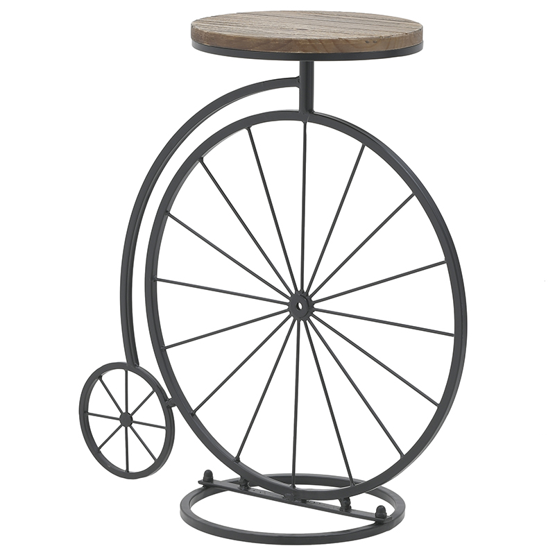 Приставной столик в виде велосипеда Penny-Farthing Side Table Черный Коричневый в Екатеринбурге | Loft Concept 