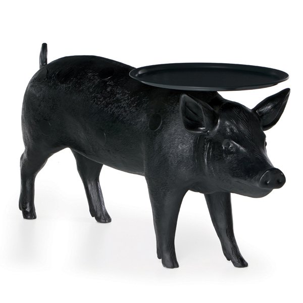 Кофейный стол Moooi Pig Table Черный матовый в Екатеринбурге | Loft Concept 