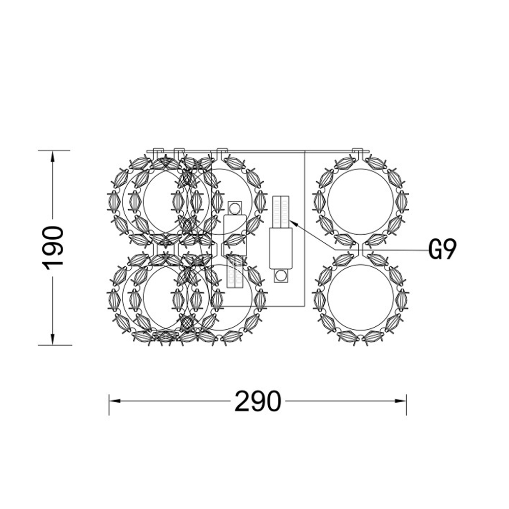 Бра с россыпью хрусталя Perfection of Diamonds Бра с россыпью хрусталя Perfection of Diamonds в Екатеринбурге