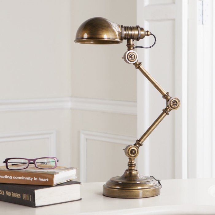 Настольная лампа Brass Steampunk Table Lamp Бронза в Екатеринбурге | Loft Concept 