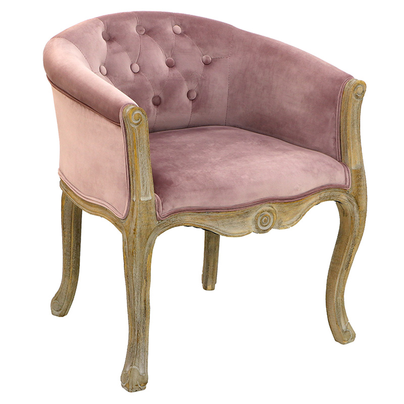 Кресло French Provence Armchair Roderic pink Розовый пастельный в Екатеринбурге | Loft Concept 