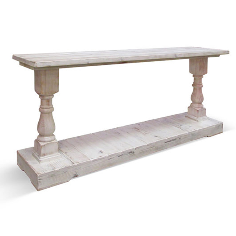 Консоль Oxford Washed Antique White Console Белый в Екатеринбурге | Loft Concept 