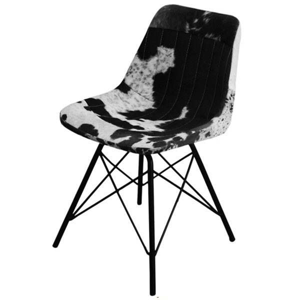 Стул Stlye Cowhide Chair Черно-белый в Екатеринбурге | Loft Concept 