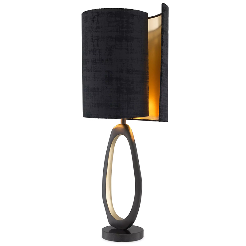 Настольная лампа Eichholtz Table Lamp Kilian Черный Латунь в Екатеринбурге | Loft Concept 