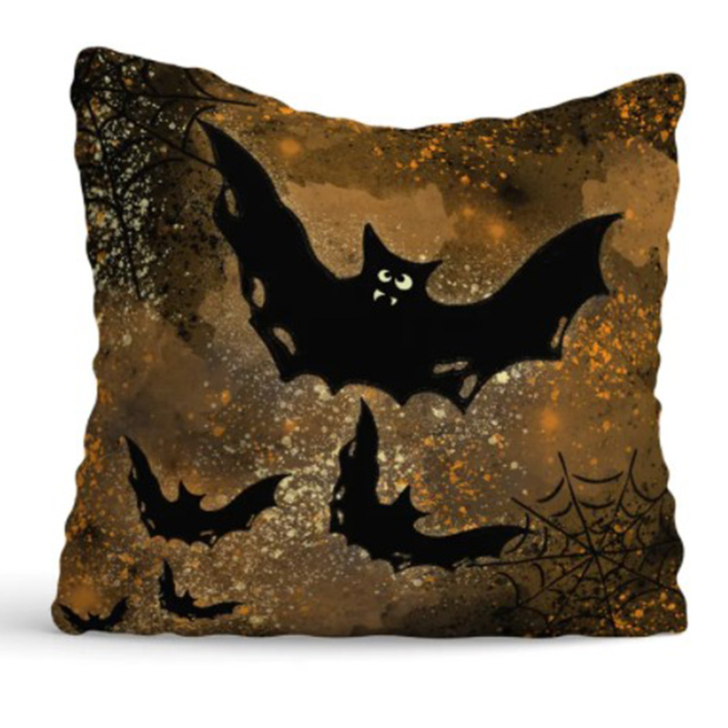 Подушка Halloween Bat Черный Серый в Екатеринбурге | Loft Concept 