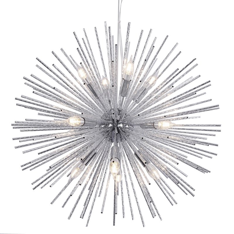 Люстра Sputnik Silver Chandelier Серебряный в Екатеринбурге | Loft Concept 