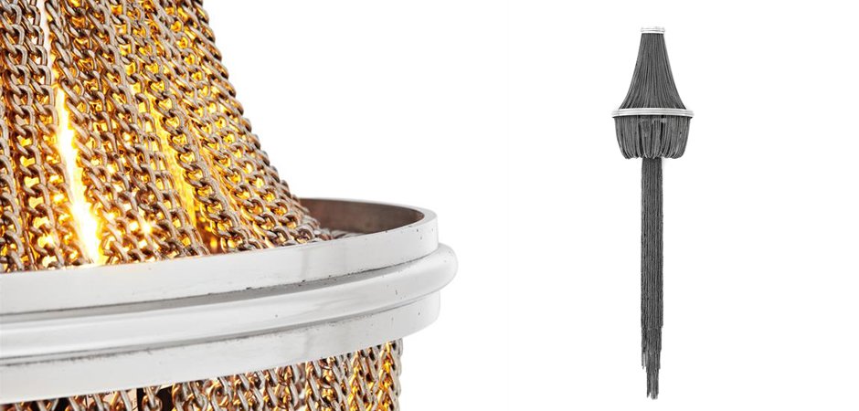 Бра Wall Lamp Martinez Nickel - Loft-Concept в Екатеринбурге