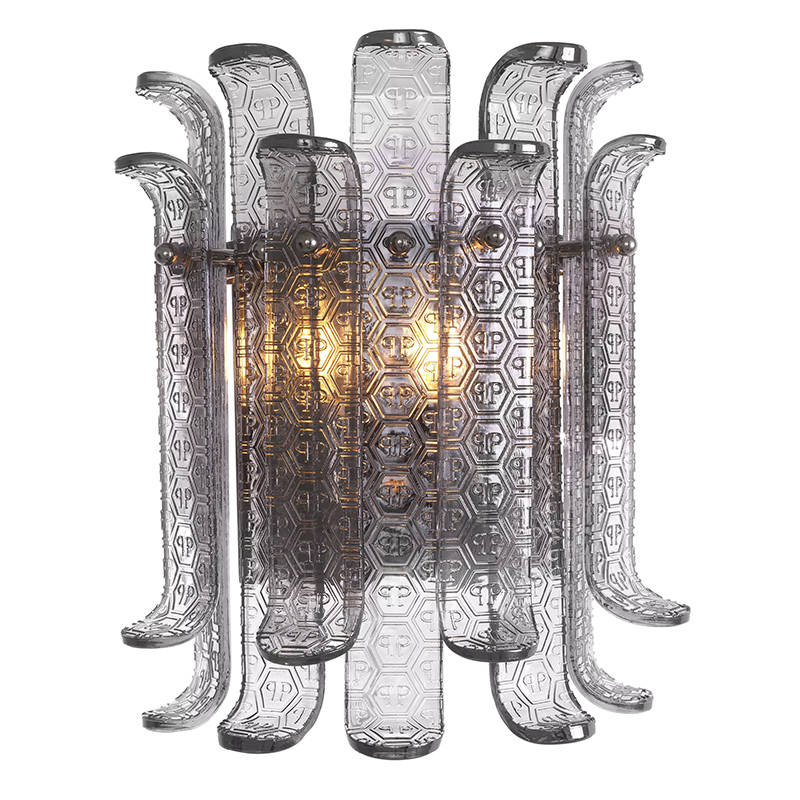 Бра Philipp Plein Wall Lamp Rodeo Drive Серый в Екатеринбурге | Loft Concept 