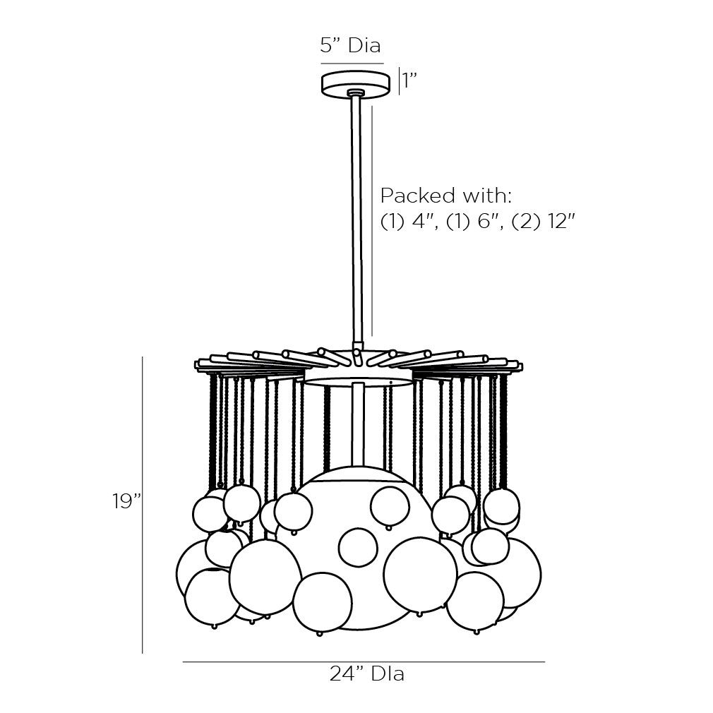 Люстра Arteriors MIRA CHANDELIER в Екатеринбурге