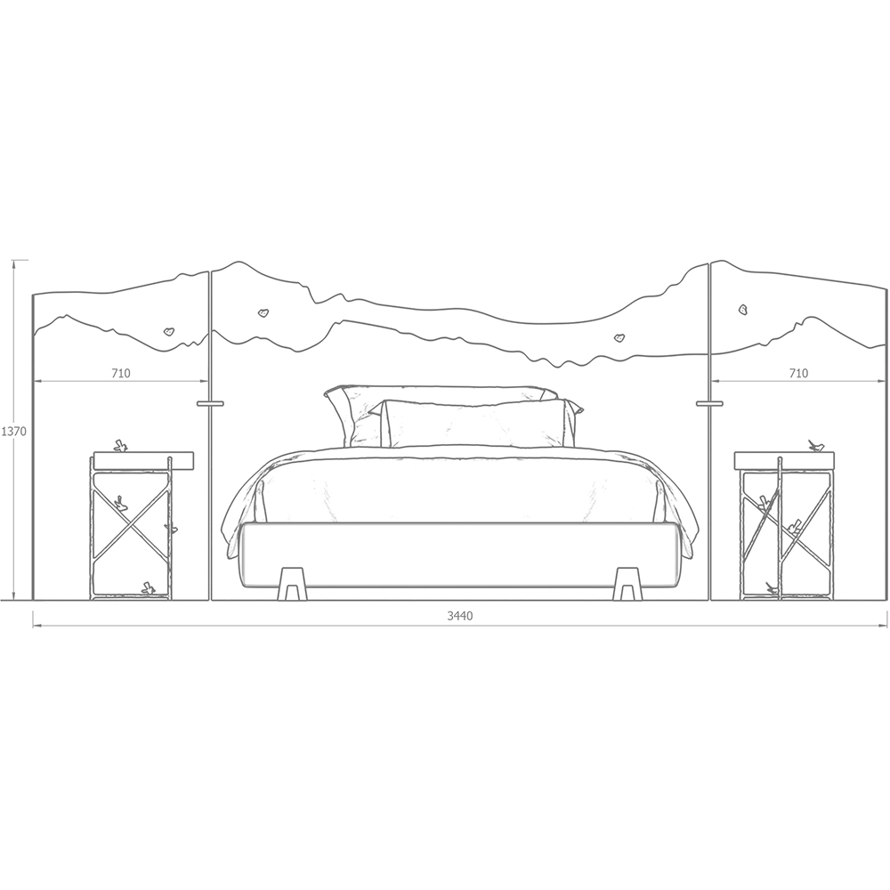 Кровать Okinawa в Екатеринбурге