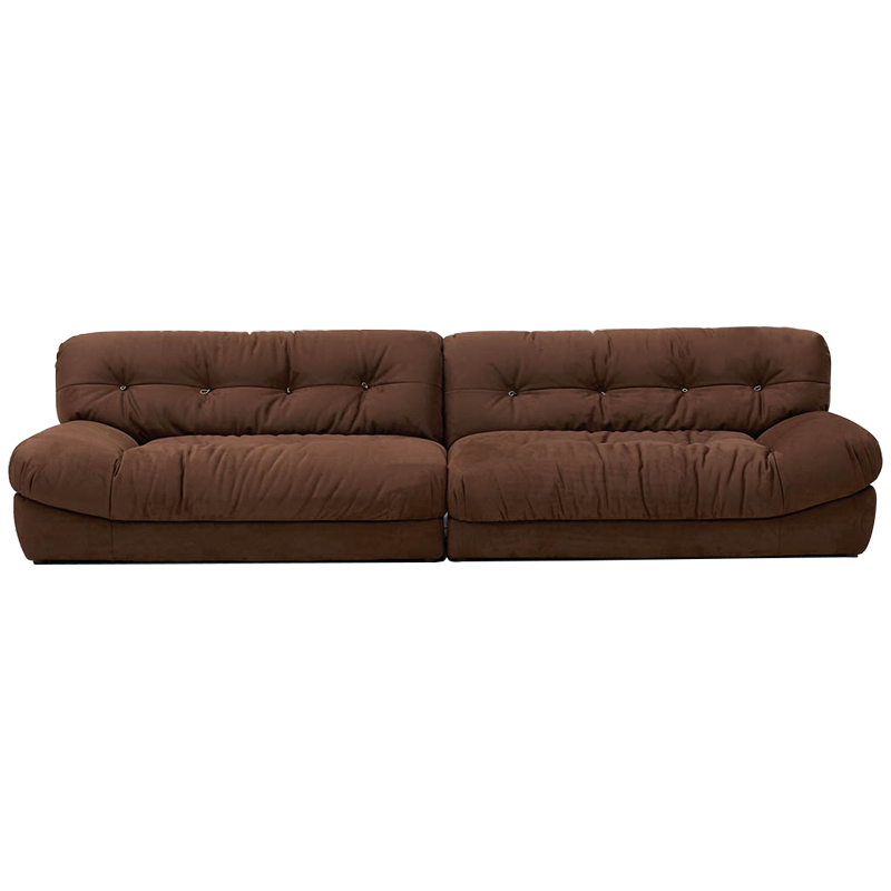 Диван коричневый Harlan Sofa Brown Коричневый в Екатеринбурге | Loft Concept 