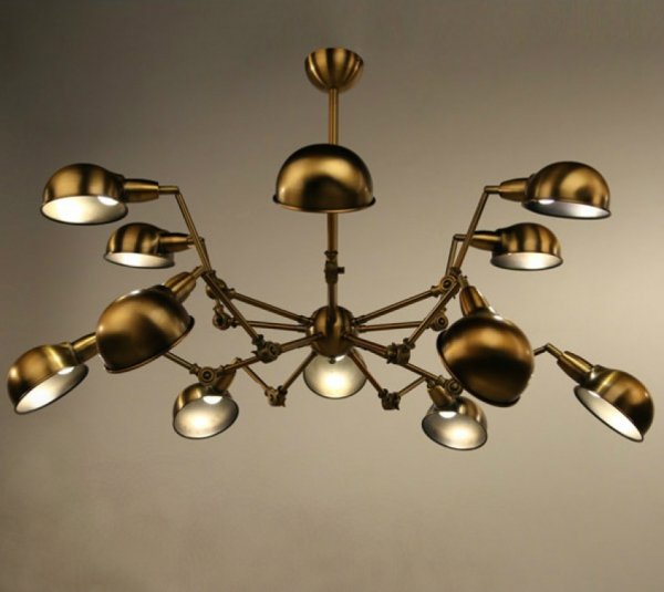 Подвесной светильник Gold Spider Chandelier  в Екатеринбурге | Loft Concept 