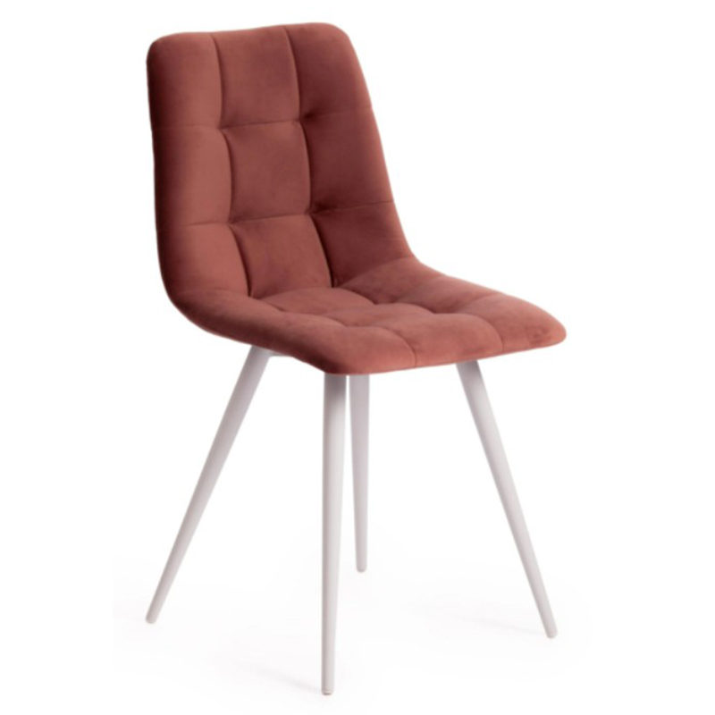 Стул Nancy Coral Chair Коралловый Белый в Екатеринбурге | Loft Concept 