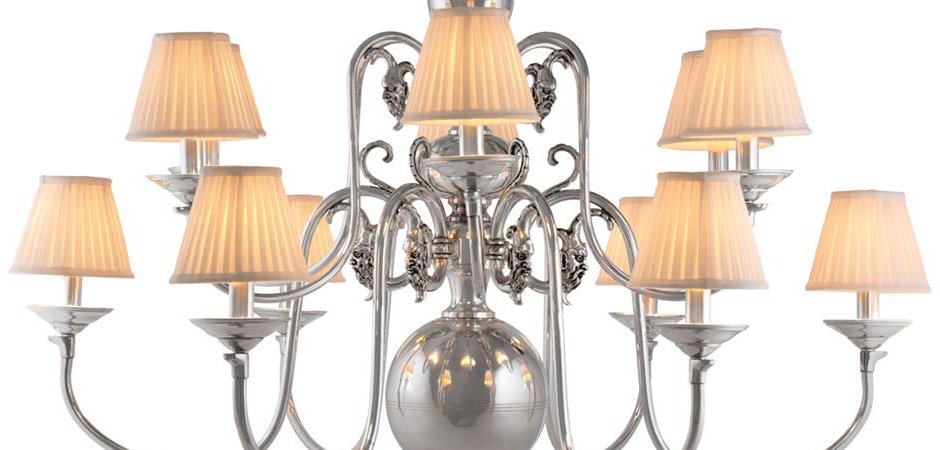 Люстра Eichholtz Chandelier La Chapelle Silver - Loft-Concept в Екатеринбурге