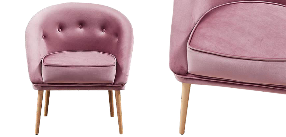 Кресло Gwyn Chair pink Кресло Gwyn Chair pink - Loft-Concept в Екатеринбурге