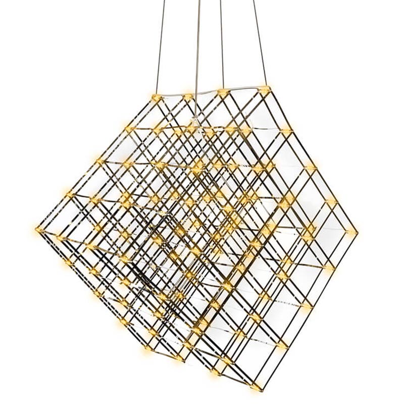 Люстра Moooi Tesseract Yellow lamp L Хром в Екатеринбурге | Loft Concept 