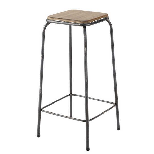 Барный стул Industrial Metal Rust Kraft Barstool Коричневый Сталь в Екатеринбурге | Loft Concept 