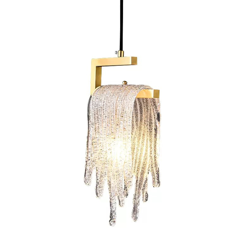 Подвесной светильник Fused Glass Hanging lamp Золотой в Екатеринбурге | Loft Concept 