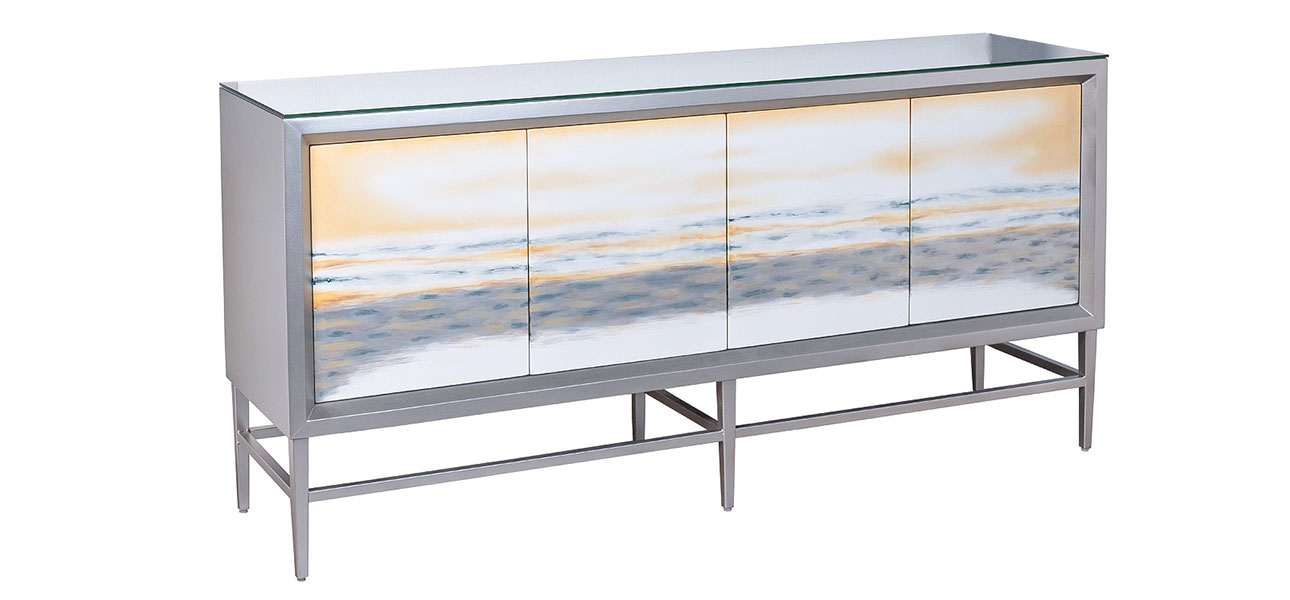 Комод дизайнерский Abdullah gray - фото