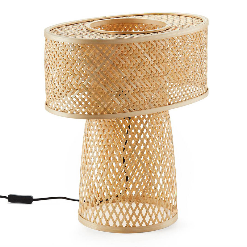 Настольная лампа Maren Wicker Table lamp Бежевый в Екатеринбурге | Loft Concept 