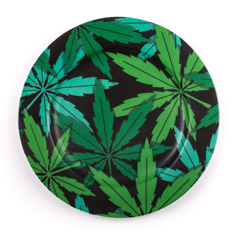 Тарелка Seletti Porcelain Plate Weed Зеленый в Екатеринбурге | Loft Concept 