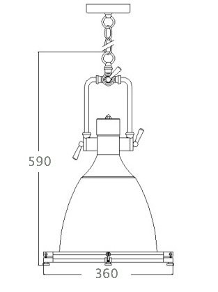 Светильник Copper Industrial Pendant Light Postapokalipsis в Екатеринбурге