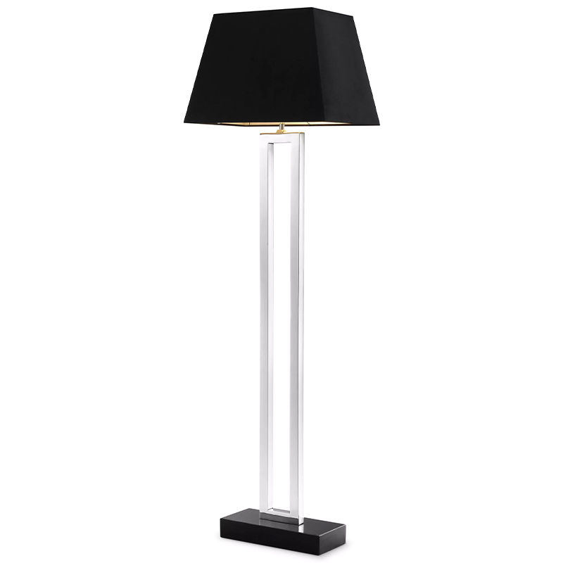 Торшер Eichholtz Floor Lamp Arlington Черный Никель в Екатеринбурге | Loft Concept 