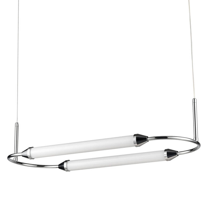 Подвесной светильник Giopato & Coombes CIRQUE Pendant Ellipse Horizontal Chrome Хром в Екатеринбурге | Loft Concept 