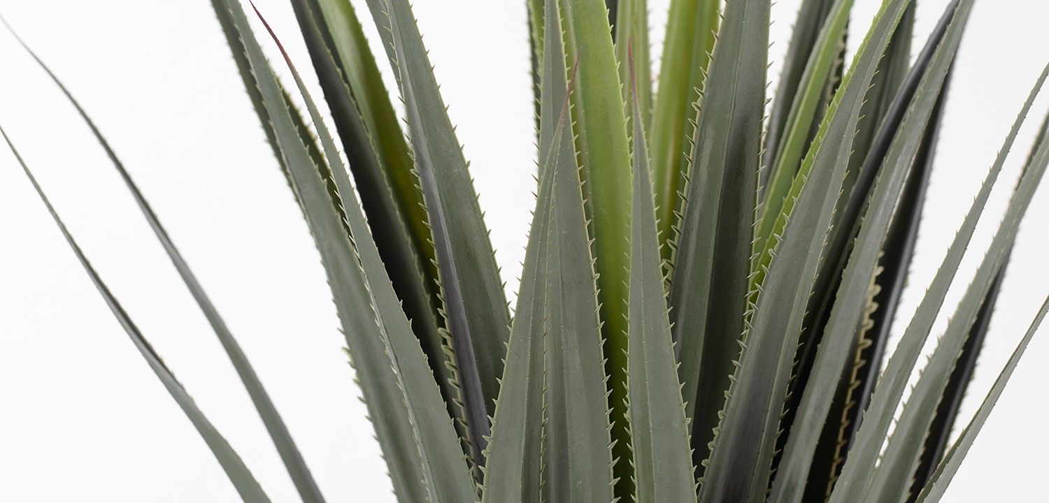 Декоративный искусственный цветок Aloe Plant - фото