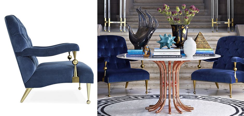 Кресло Jonathan Adler Caracas Chair Кресло Jonathan Adler Caracas Chair - Loft-Concept в Екатеринбурге