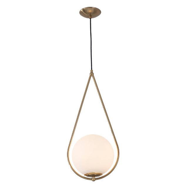 Люстра CORDA PENDANT LAMP Черный Латунь Белый в Екатеринбурге | Loft Concept 