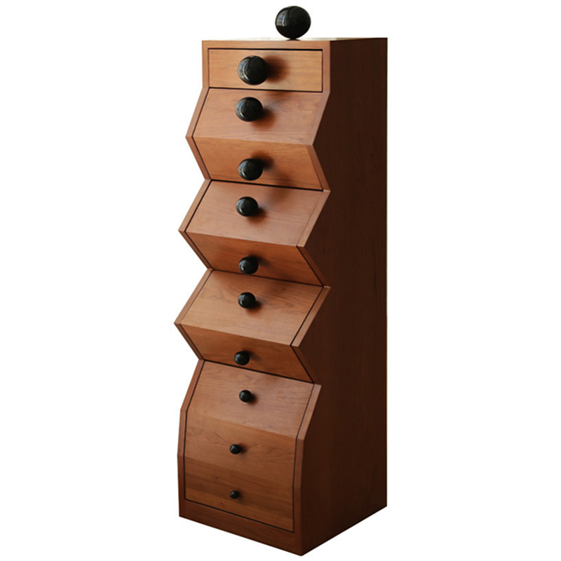 Комод Garton Wooden Forms Chest Of Drawers Коричневый Черный в Екатеринбурге | Loft Concept 