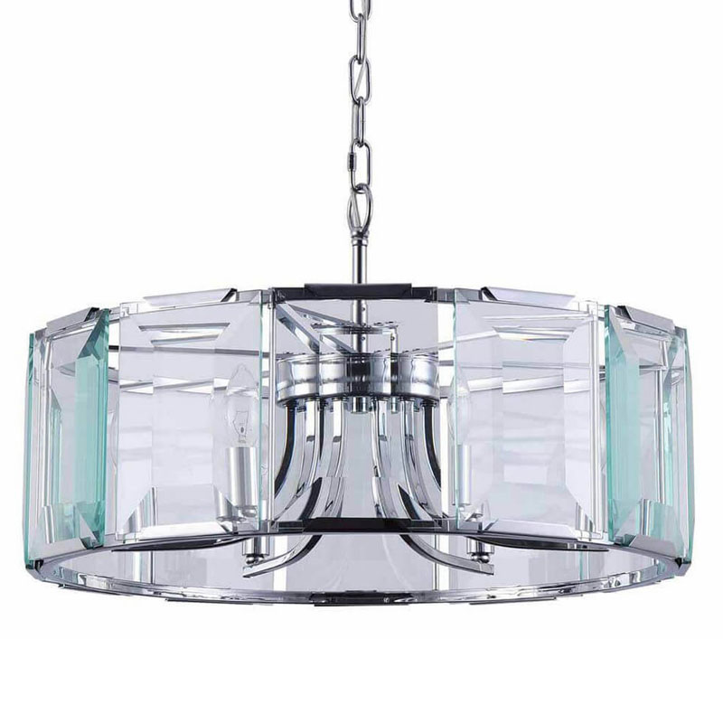 Люстра Harlow Crystal Round Chandelier chrome 6 Хром в Екатеринбурге | Loft Concept 