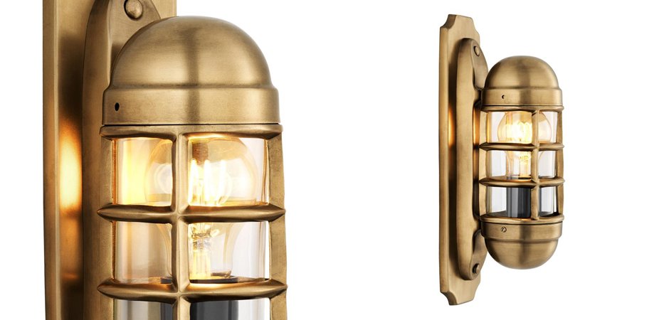 Бра Eichholtz Wall Lamp Le Caprice Brass - Loft-Concept в Екатеринбурге
