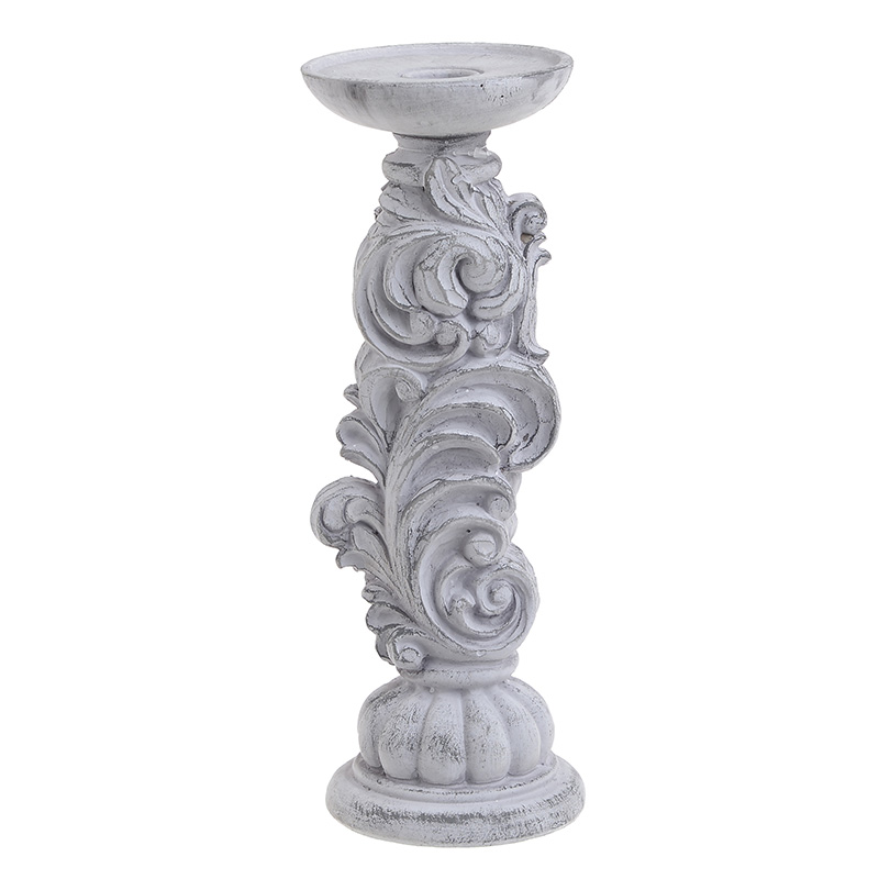 Подсвечник Pattern Candlestick Серый в Екатеринбурге | Loft Concept 