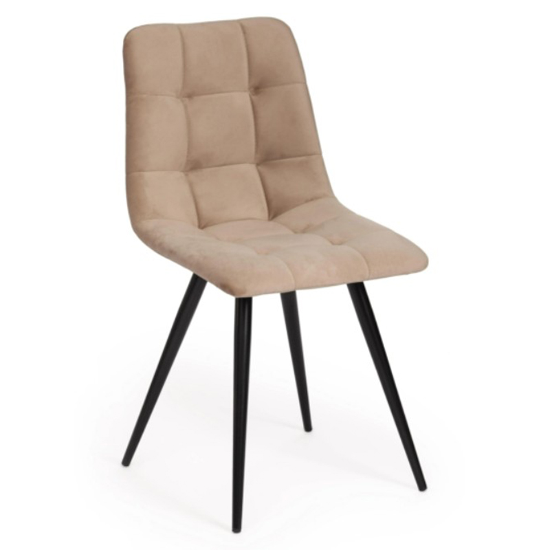 Стул Nancy Beige Chair Бежевый Черный в Екатеринбурге | Loft Concept 