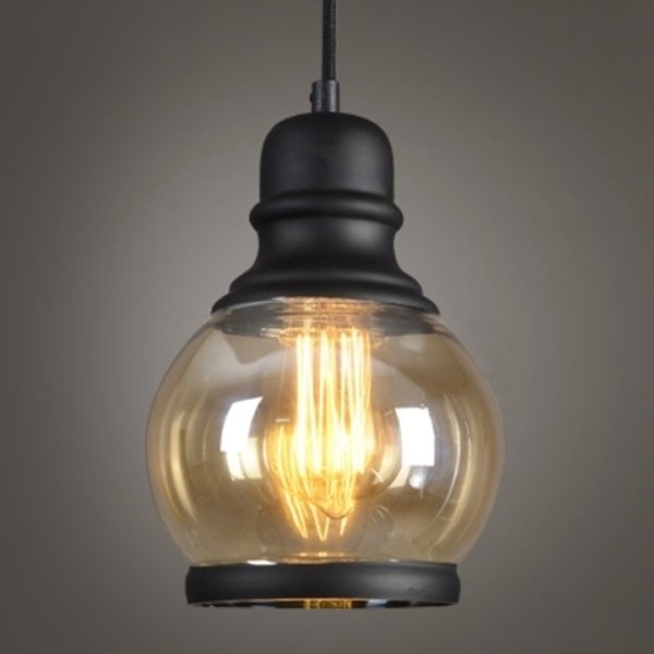 Подвесной светильник Loft Smoke Glass Pendant #2 Черный в Екатеринбурге | Loft Concept 