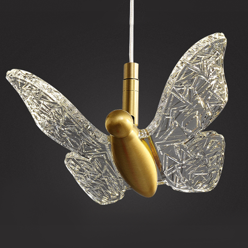 Butterfly Pendant Lamp H Прозрачный Латунь в Екатеринбурге | Loft Concept 