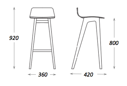 Барный стул Morph Bar Stool в Екатеринбурге