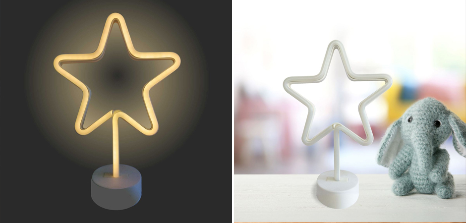 Неоновая настольная лампа Night Star - Loft-Concept в Екатеринбурге