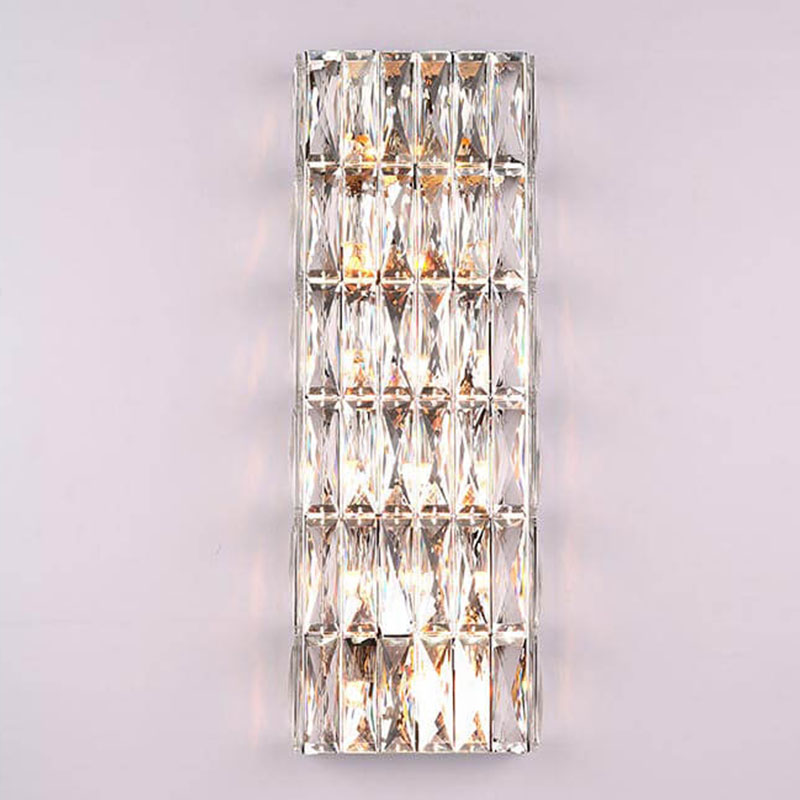 Бра Crystal Regena Chrome Wall Lamp 12 Хром Прозрачный (Transparent) в Екатеринбурге | Loft Concept 