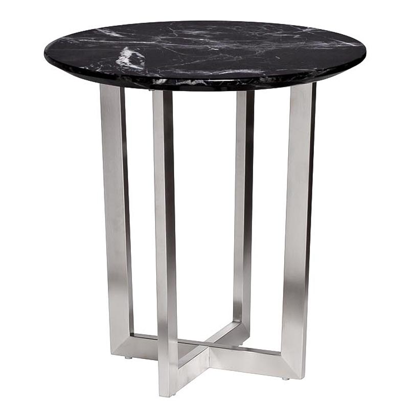 Приставной стол Adamson Side Table Серебряный в Екатеринбурге | Loft Concept 