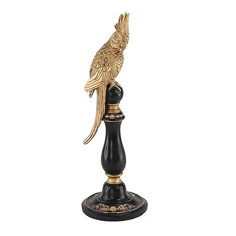 Статуэтка Gold Parrot Figurine Золотой Черный в Екатеринбурге | Loft Concept 