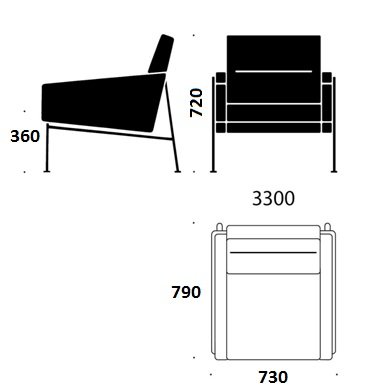 Кресло 3300 series Easy chair в Екатеринбурге