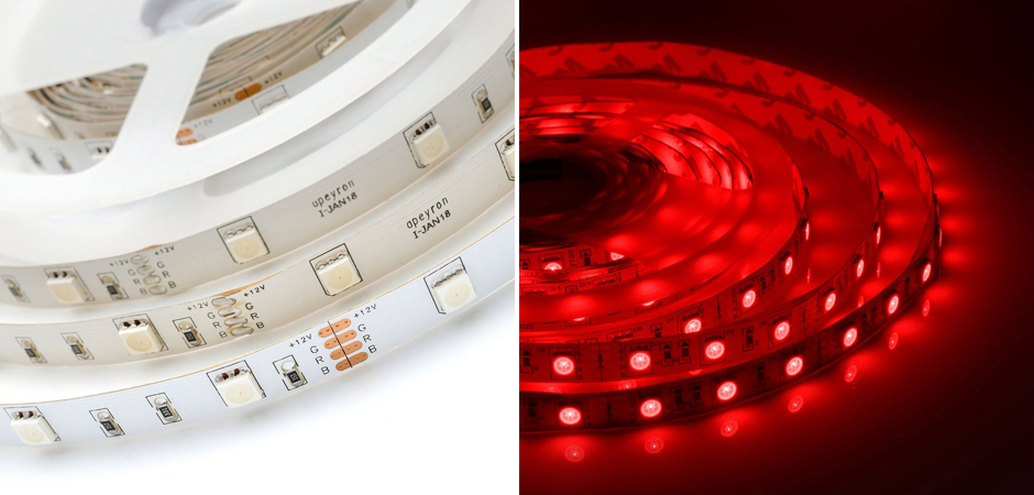 Светодиодная лента 7,2W/m 30LED/m 5050SMD разноцветная 3M - Loft-Concept в Екатеринбурге