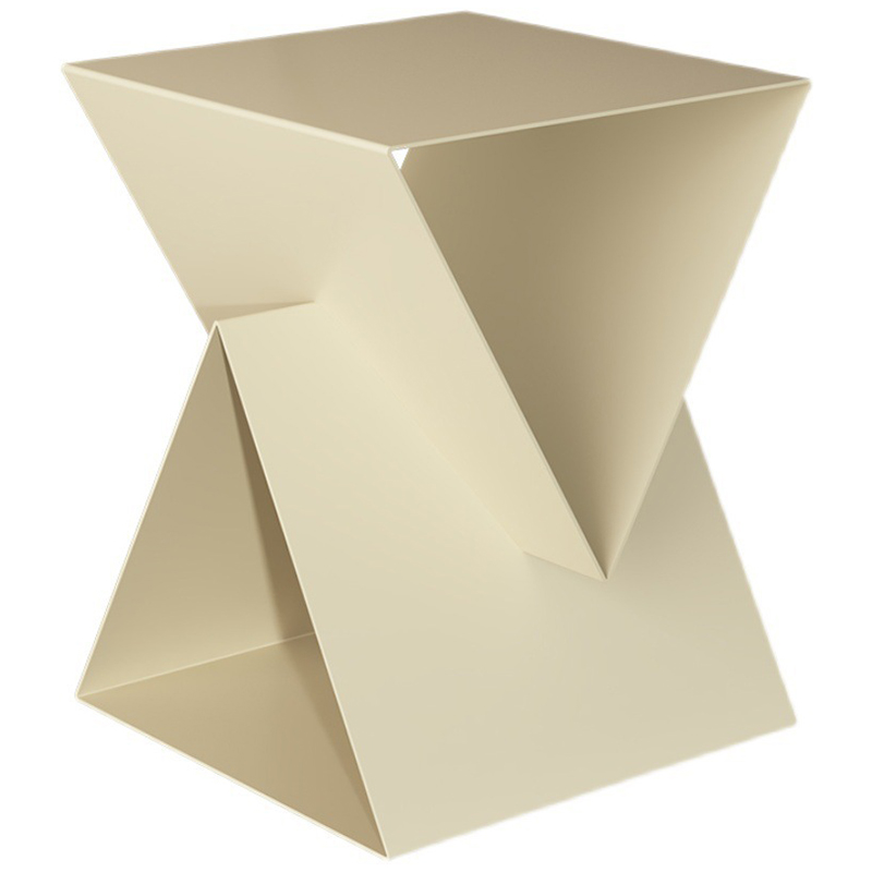 Приставной стол Two Triangles Beige Side Table Бежевый в Екатеринбурге | Loft Concept 