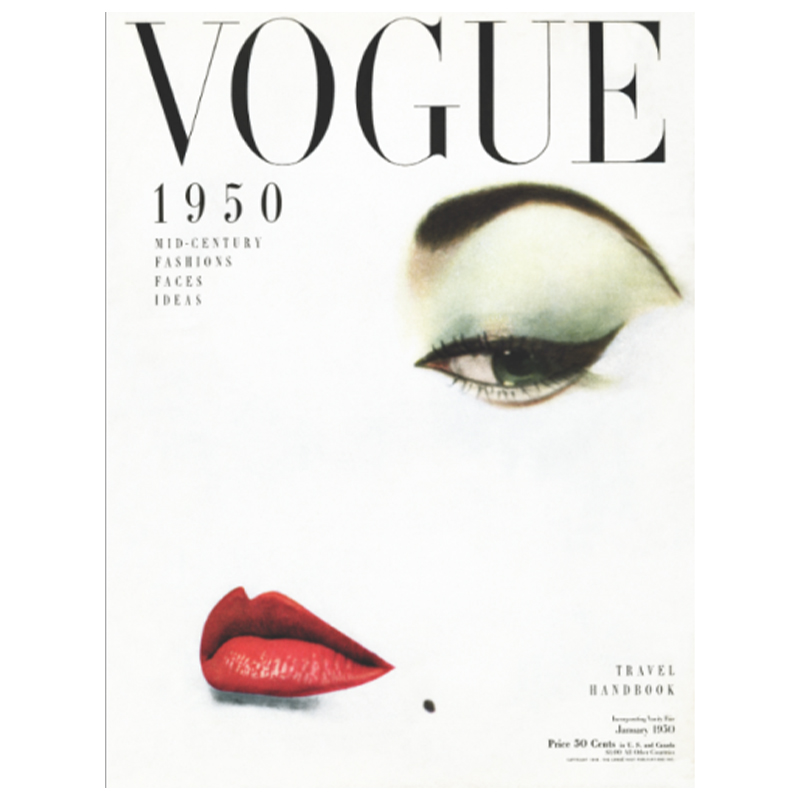 Постер Vogue Cover 1950 January  в Екатеринбурге | Loft Concept 