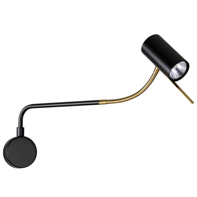 Гибкое бра Trumpet Wall Lamp Брозна Бронза Черный в Екатеринбурге | Loft Concept 